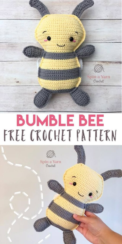 101 Crochet Bumble Bee Free Crochet Pattern