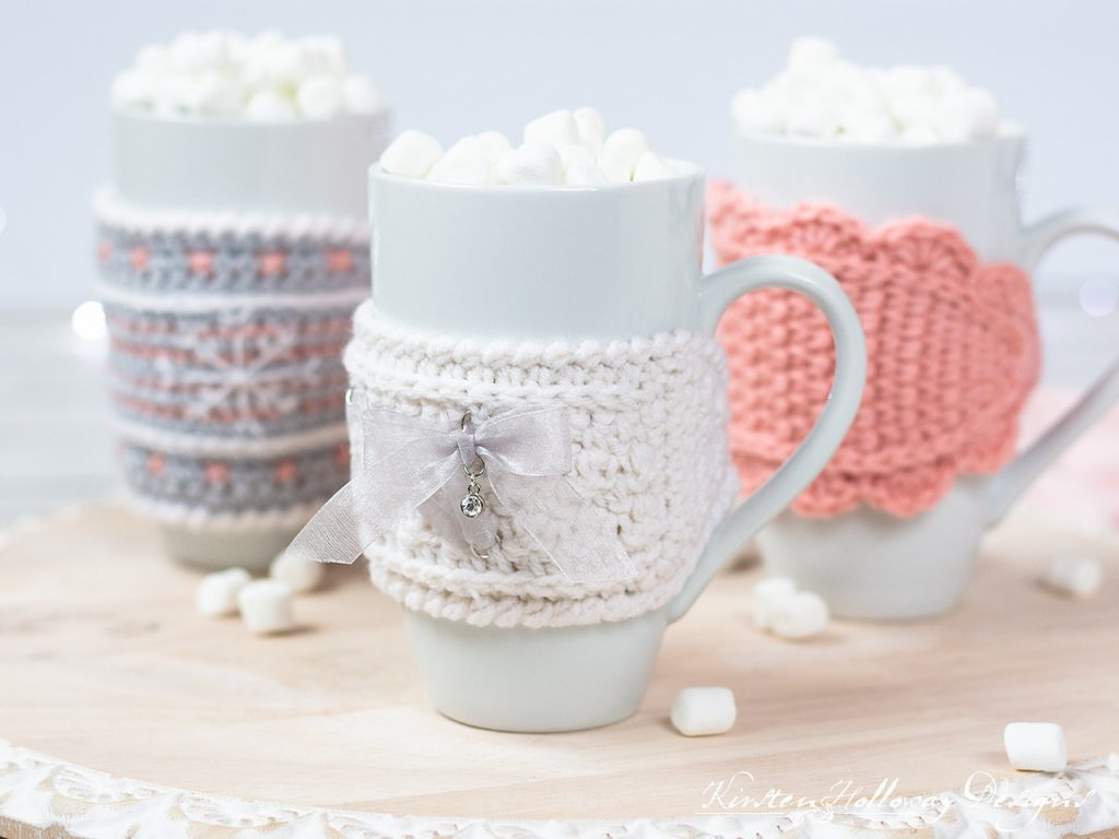 12 Free Crochet Mug Cozy Patterns For Coffee Cups With Handles
