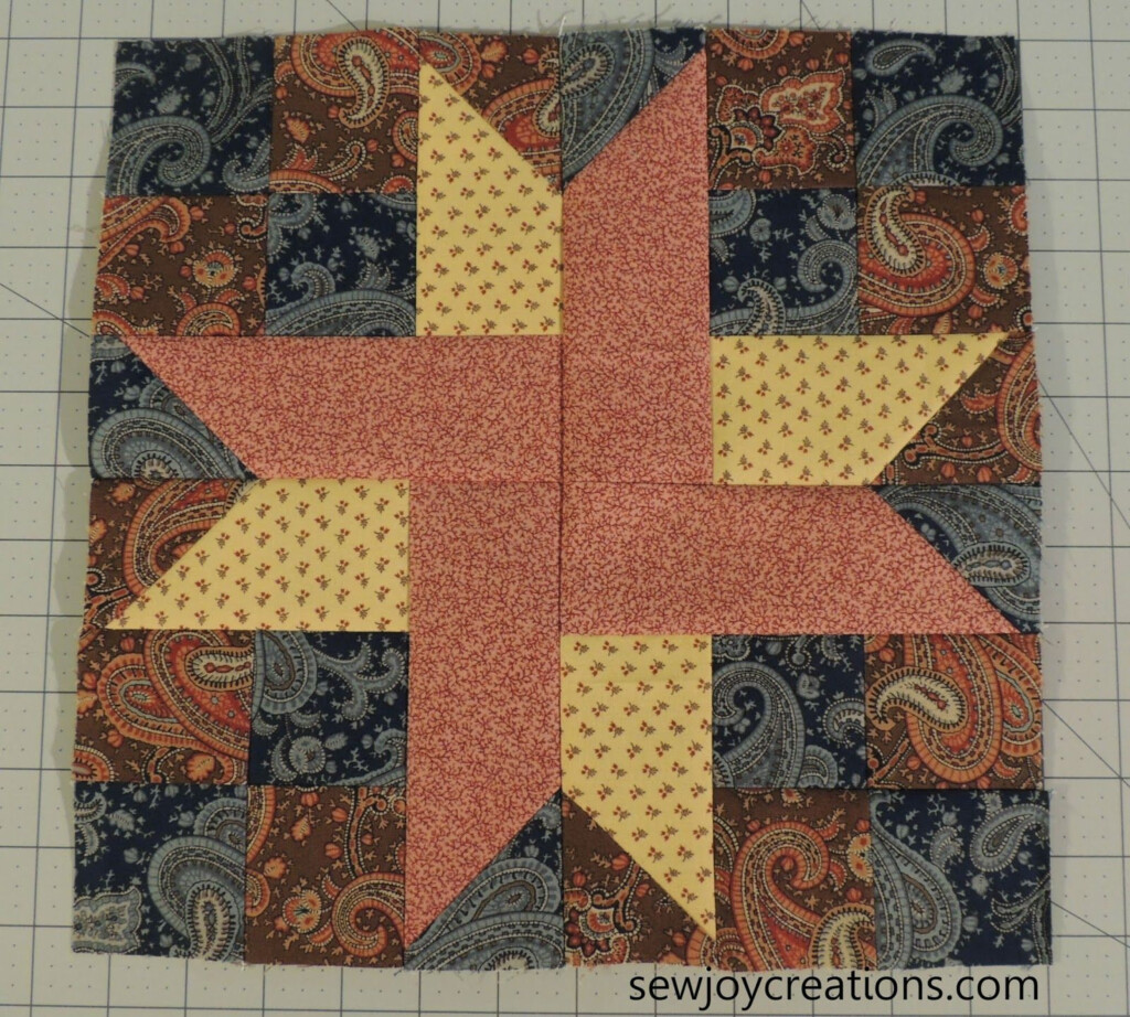 12 quot Star Quilt Block Using 2 1 2 quot Strips