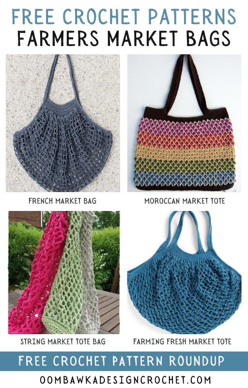 15 Free Crochet Market Bag Patterns For Eco Friendly Shopping