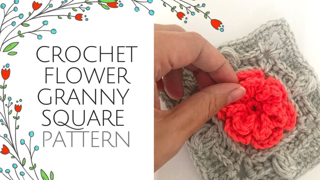1579 Tutorial Free Crochet Flower Granny Square Patterns Free 