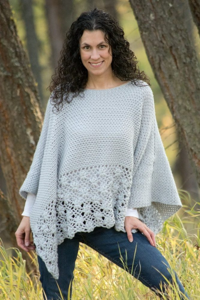 17 Figure Flattering Free Crochet Poncho Patterns Cream Of The Crop 