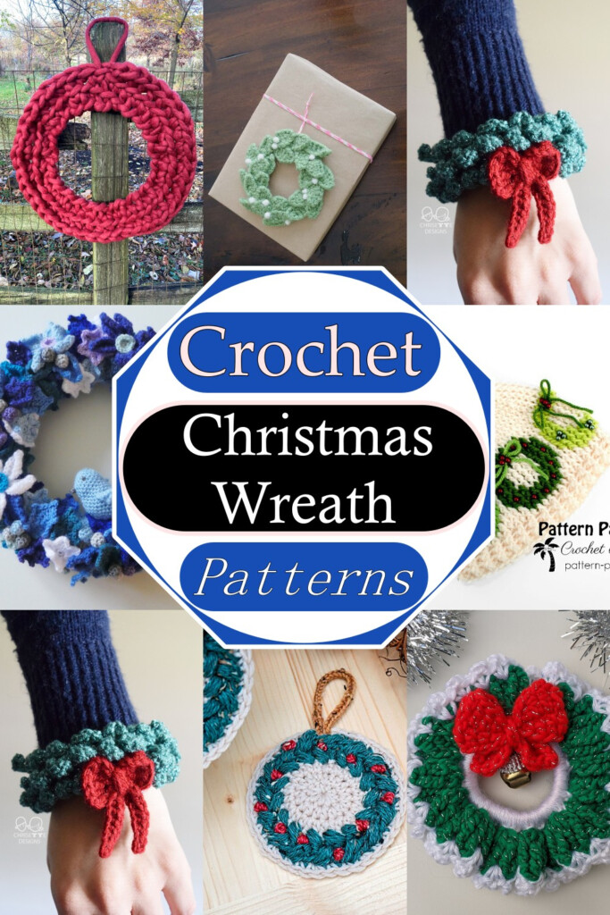 19 Free Crochet Christmas Wreath Patterns