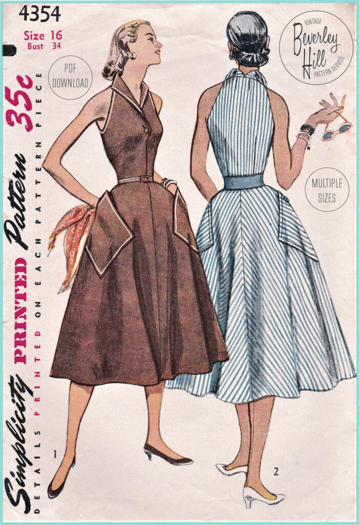 1950 39 S Vintage Dress Patterns Free Successor To Avery Manufacturing Co 