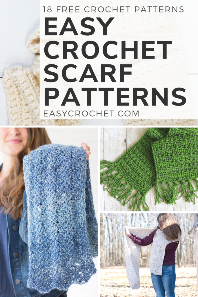 20 Free And Easy Crochet Scarf Patterns For Beginners Easy Crochet 