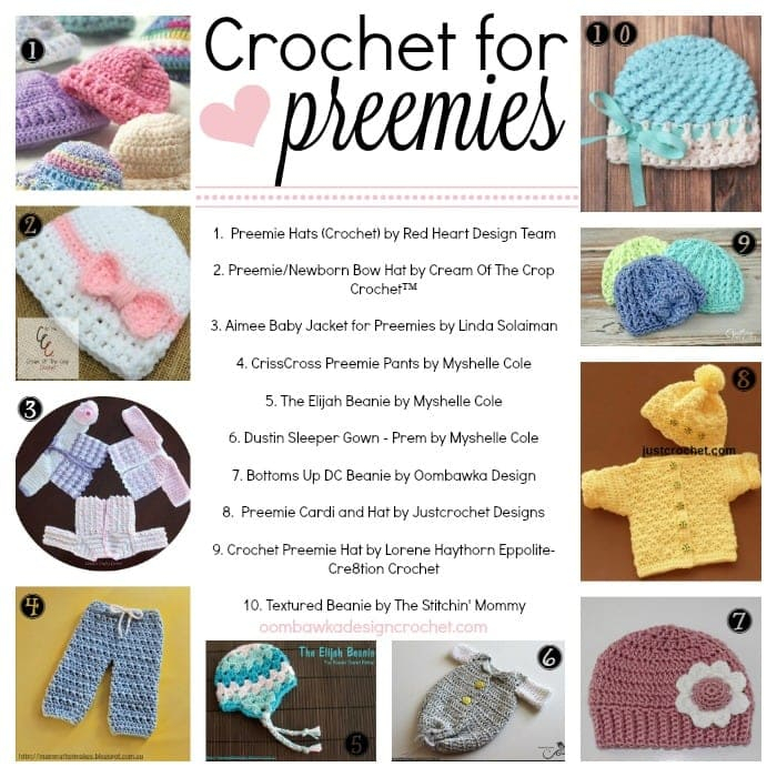 20 Free Preemie Crochet Patterns