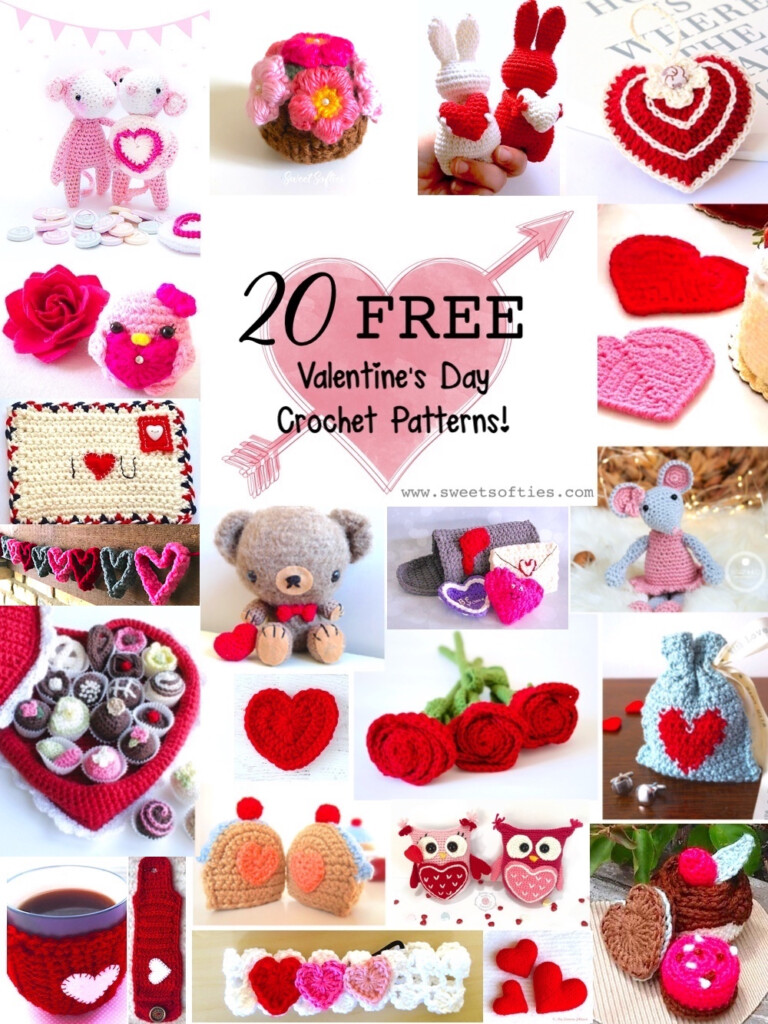 20 Free Valentine 39 s Day Crochet Patterns Sweet Softies Amigurumi 