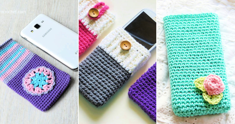25 Free Crochet Phone Case Patterns Crochet IPhone Cases