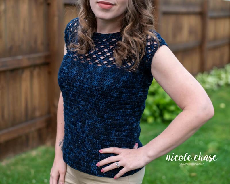 25 Stunning Crochet Lace Top Patterns To Make Now Blue Star Crochet