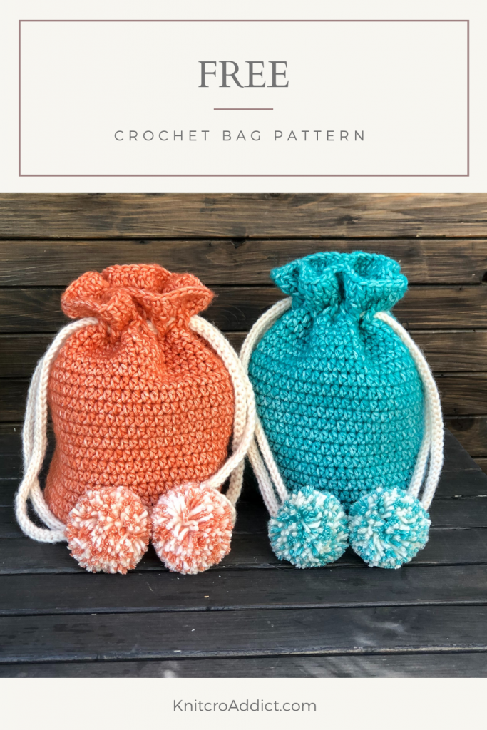 29 Crochet Drawstring Bag Free Pattern JaspalAyton