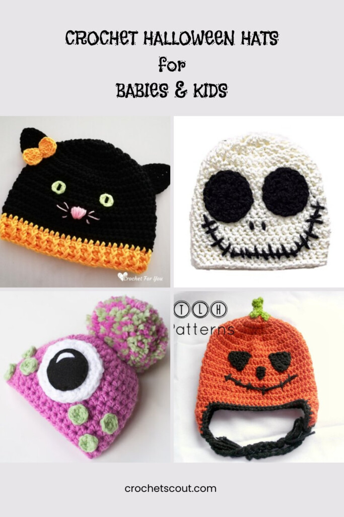 33 Adorable Crochet Halloween Hats For Babies Kids