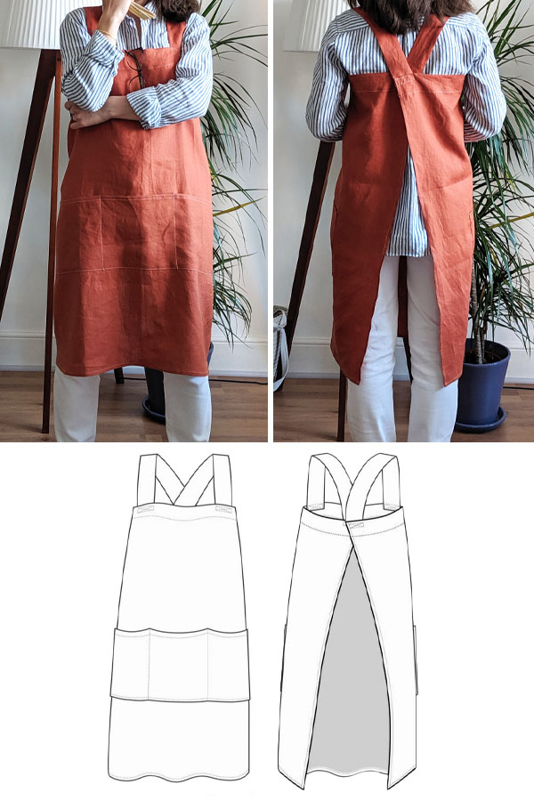40 Designs Criss Cross Apron Pattern Free NeusSvenja