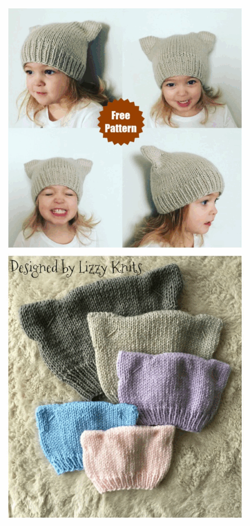 6 Cat Hat Free Knitting Pattern And Paid Artofit