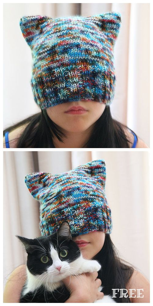 6 Cat Hat Free Knitting Pattern And Paid Artofit