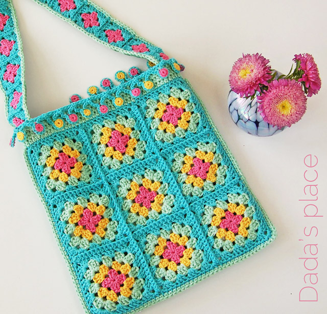 7 Granny Square Bag Free Crochet Pattern Ville Du Muy