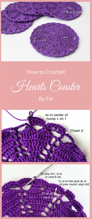 7 Lovely Crochet Heart Doily Free Pattern Ideas Carolinamontoni