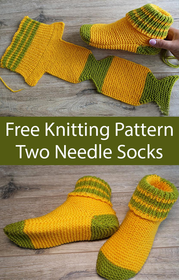 7714 Free Knitting Patterns For Baby Socks On Two Needles Free 