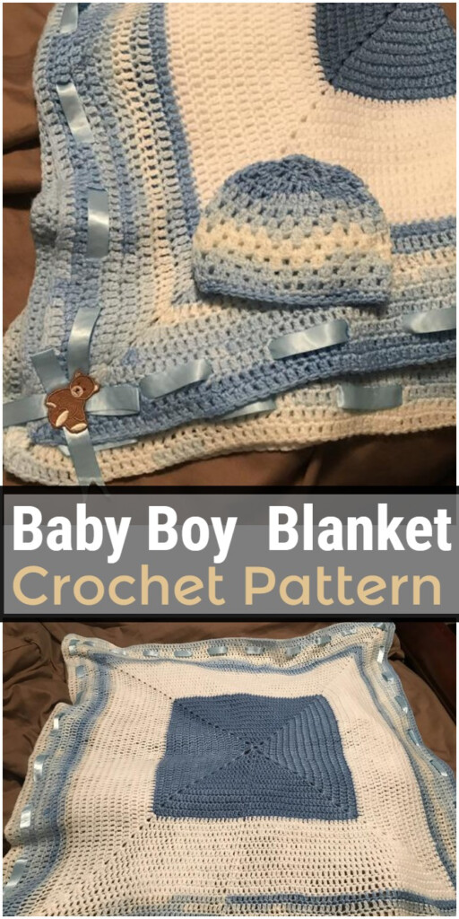 8931 Free Crochet Blanket Patterns For Baby Boy Free Kinitting Patterns