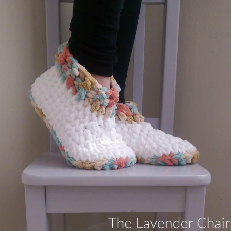 9 Free And Easy Crochet Patterns For Slippers Easy Crochet Patterns