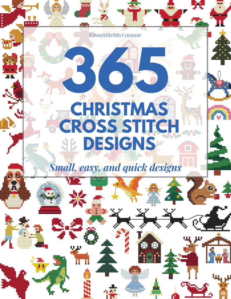 About The Book quot 365 Christmas Cross Stitch Patterns quot Free Cross 