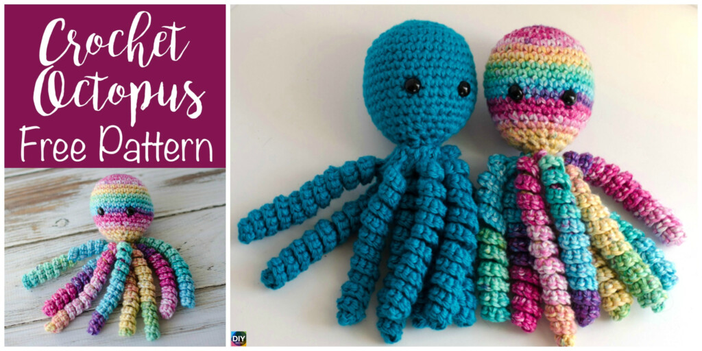 Adorable Crochet Octopus Amigurumi Free Pattern DIY 4 EVER