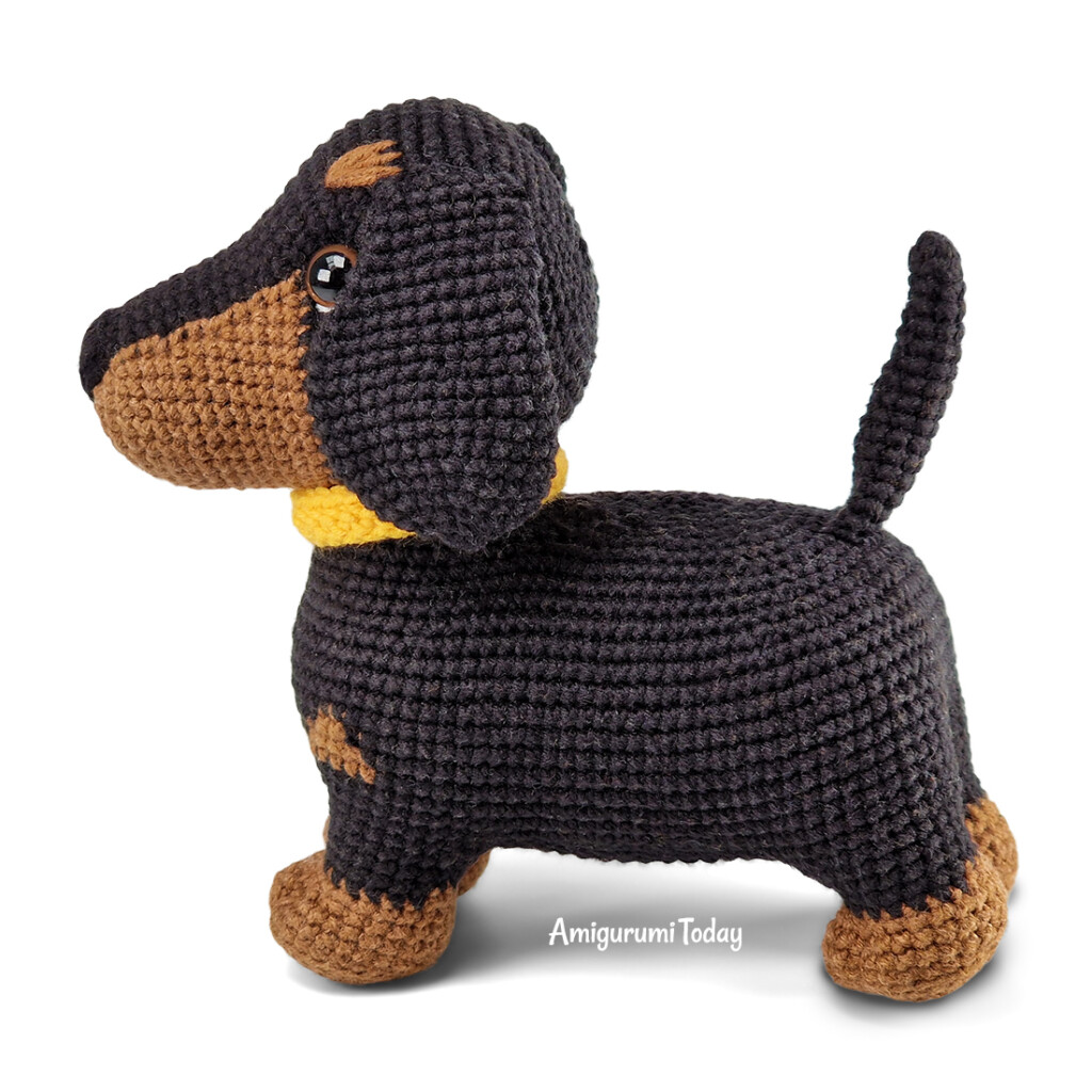 Amigurumi Dachshund Dog Crochet Pattern Amigurumi Today