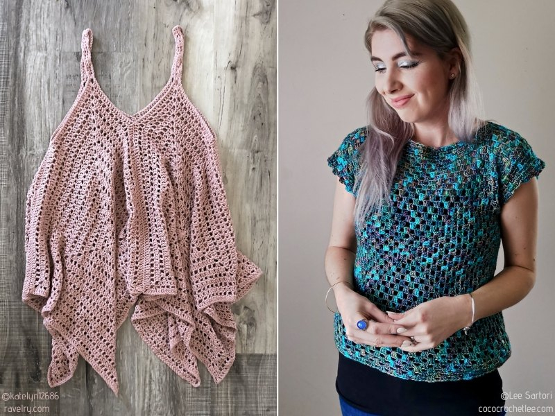 Awesome Loose Crochet Summer Tops Free Patterns