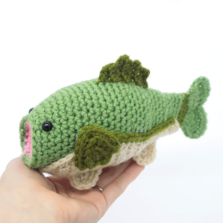 Bass Fish Amigurumi Free Crochet Pattern StringyDingDing