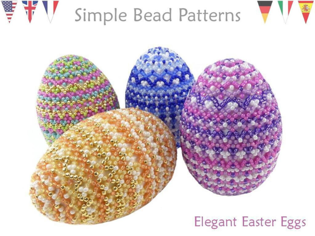 Beaded Easter Egg Patterns Free Web Instructions To Make Beaded Easter 