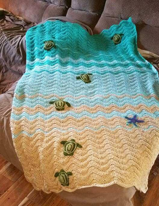 Beautiful Crochet Turtle Blanket Kitchen Fun With My 3 Sons