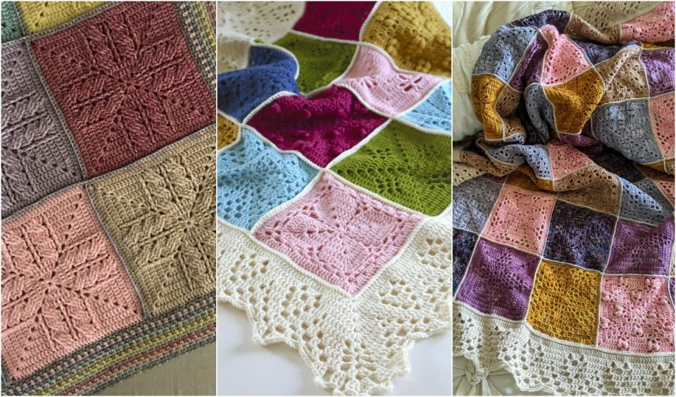 Beautiful Square Blanket Free Crochet Patterns