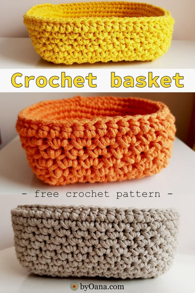 Beige Square Basket Free Crochet Pattern Artofit
