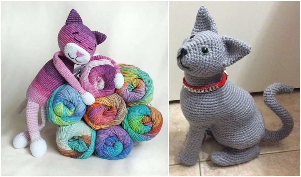Big Amigurumi Cat Free Crochet Patterns Tunisian Crochet Patterns 