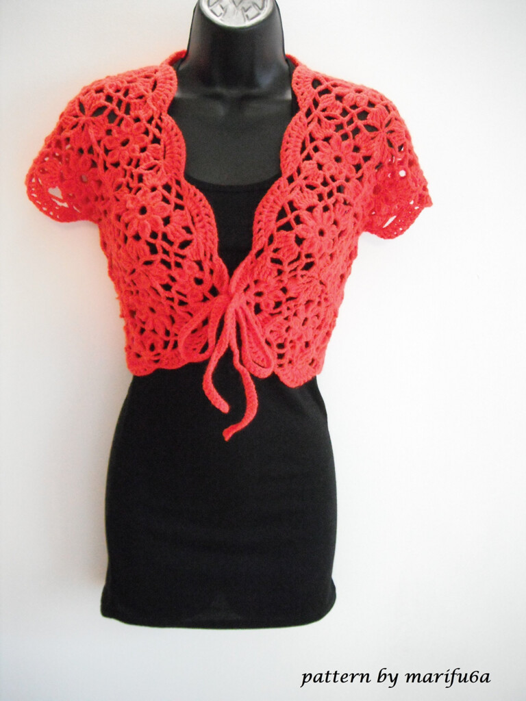 Bolero Crochet Pattern My Patterns