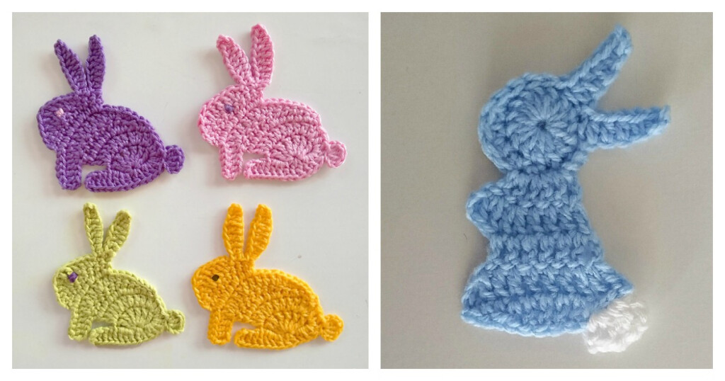 Bunny Rabbit Applique Free Crochet Pattern Cool Creativities
