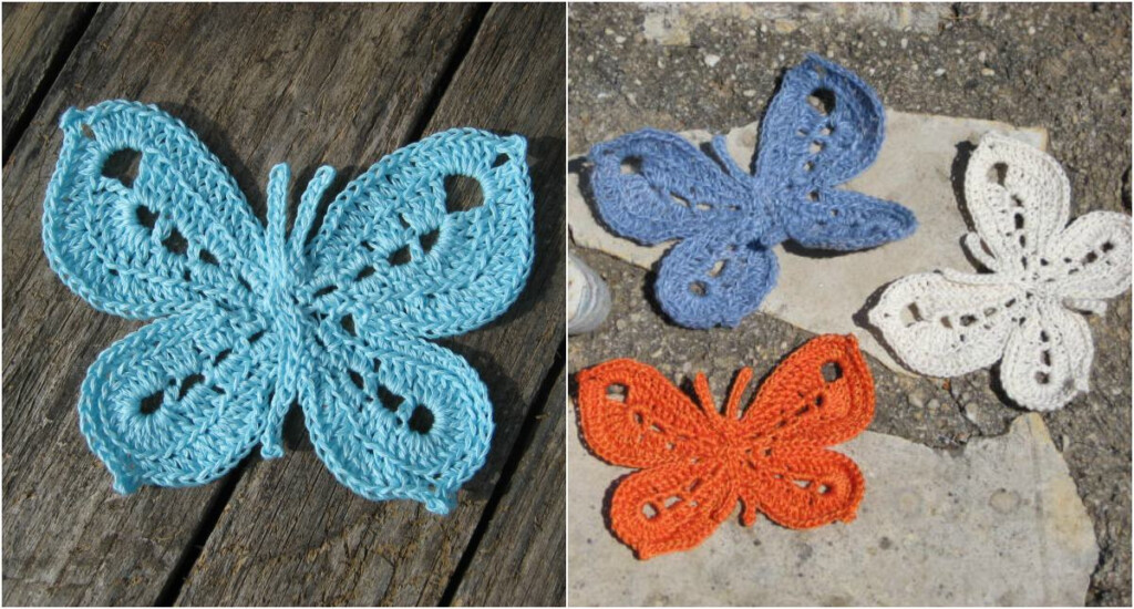 Butterfly Applique Crochet Free Pattern Styles Idea