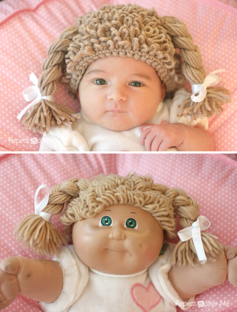Cabbage Patch Kid Crochet Hat Pattern KIDLH