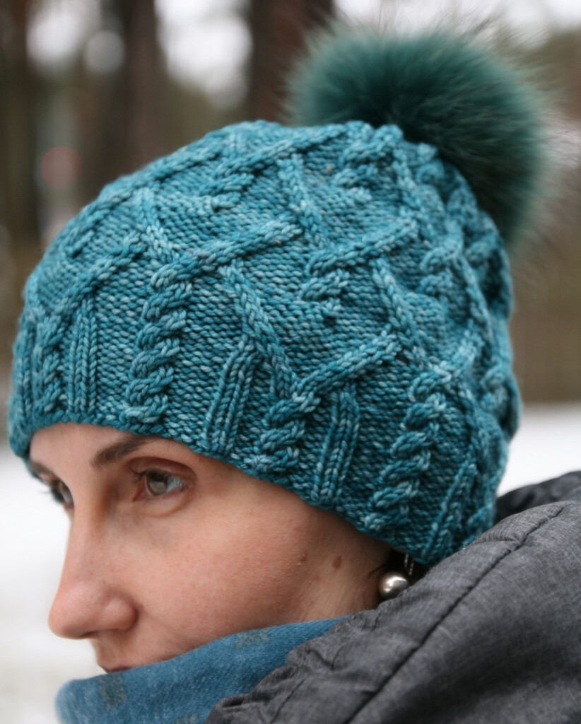 Cable Knit Hat Pattern Free Web Knit Up This Easy Knit Cable Hat 