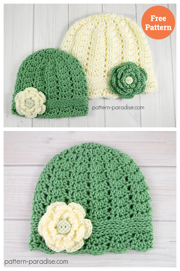 Charmed Cloche Hat Free Crochet Pattern