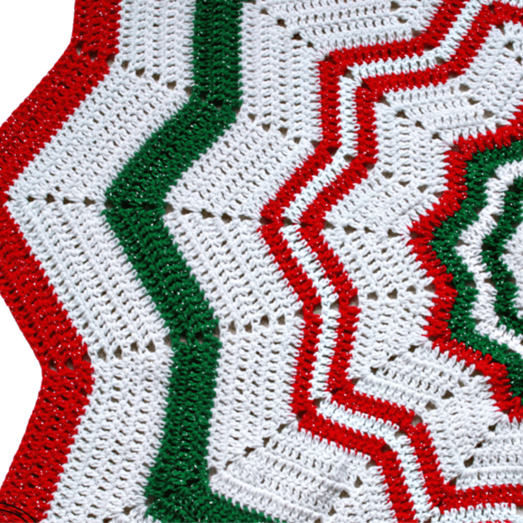 Christmas Tree Skirt Crochet Pattern EasyCrochet