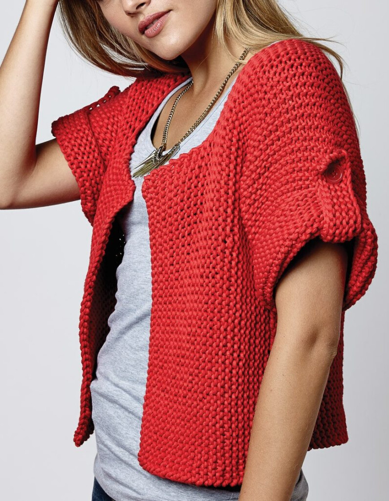 Chunky Knit Cardigan Free Pattern Web If You Want To Hone Your Knitting 