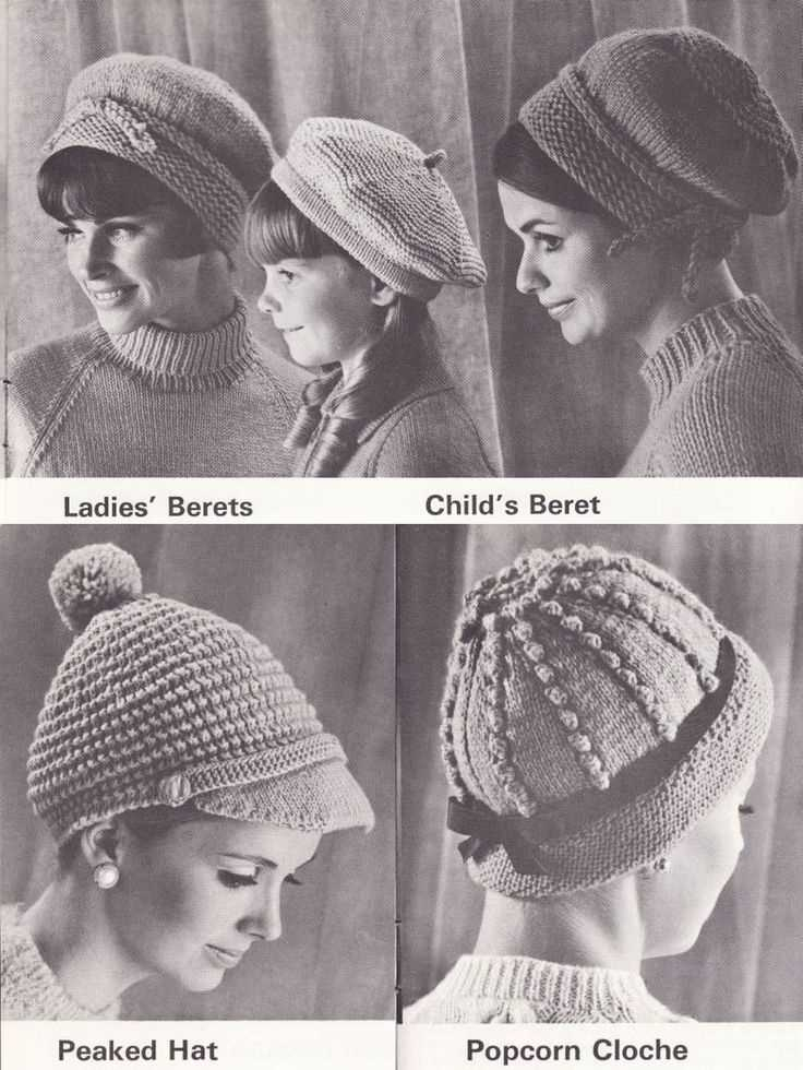 Classic Beret Pattern Knit A Vintage Style For Free