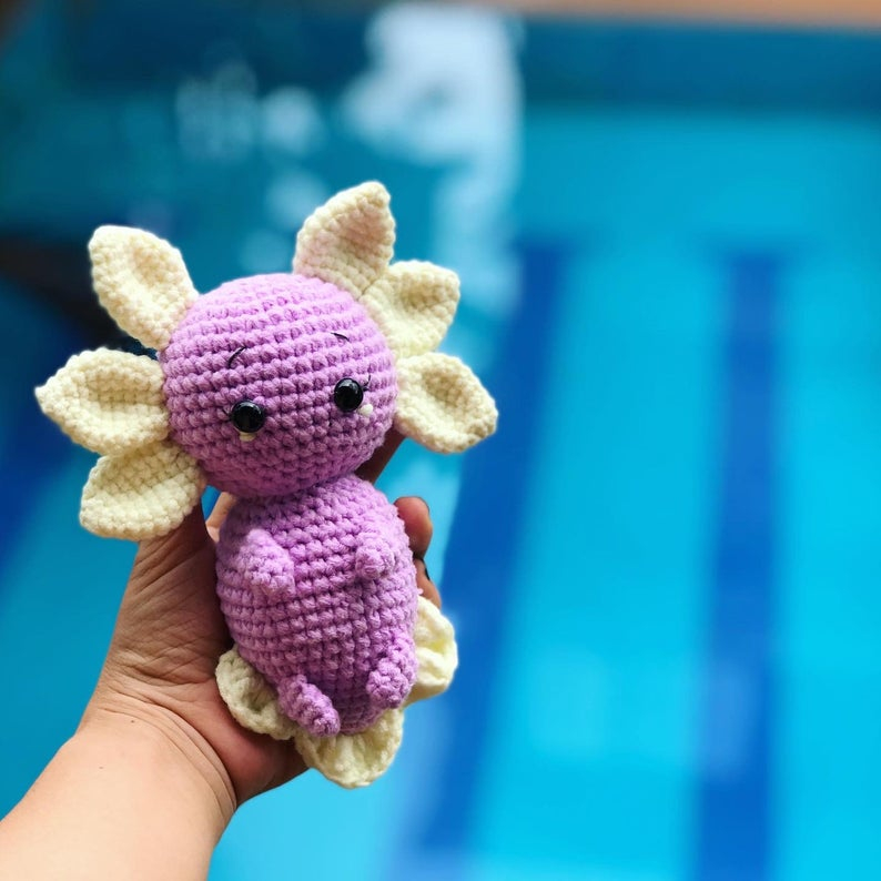 Crochet Axolotl Amigurumi Free Pattern Kiki Anvi s Granny Handicrafts