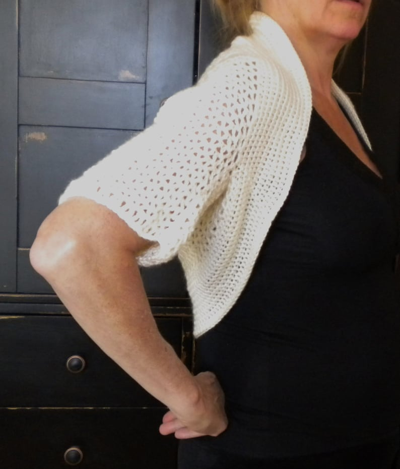 Crochet Bolero Shrug Pattern summer Crochet Bolero Pattern Etsy