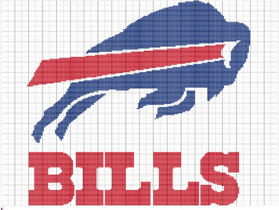 Crochet Buffalo Bills Graph Pattern Crochet By FADesignCharts
