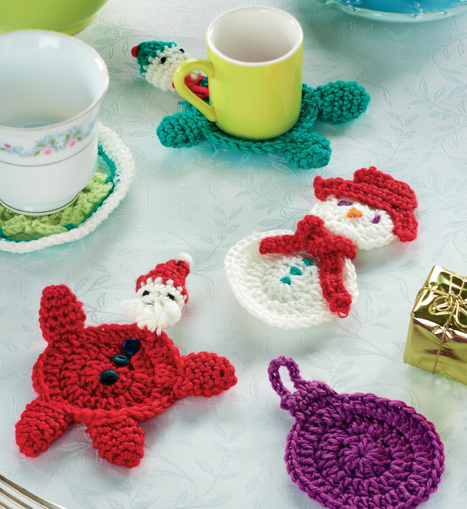 Crochet Christmas Coasters Top Crochet Patterns