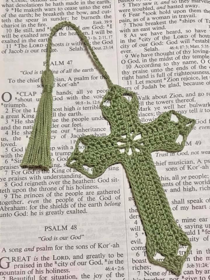 Crochet Cross Bookmark Pattern Crochet Patterns Vrogue co
