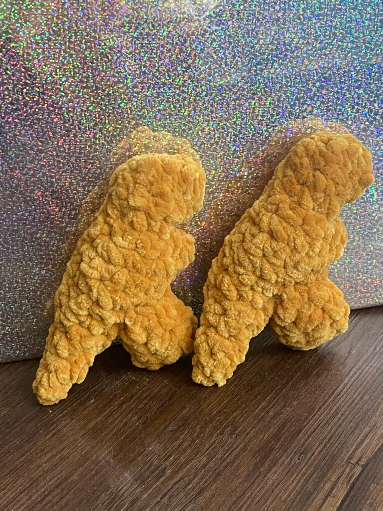 Crochet Dino Nuggies Dinosaur Chicken Nuggets Amigurumi Etsy Fun 