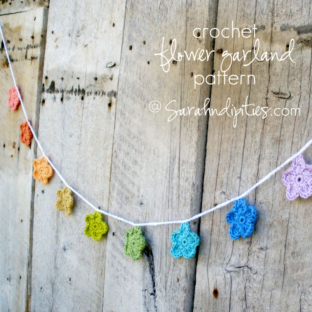 Crochet Flower Garland Pattern Sarahndipities