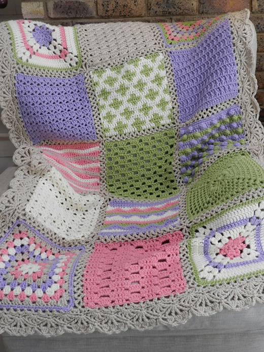 Crochet Guide Crochet Sampler Afghan